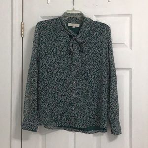 LOFT Green Blouse